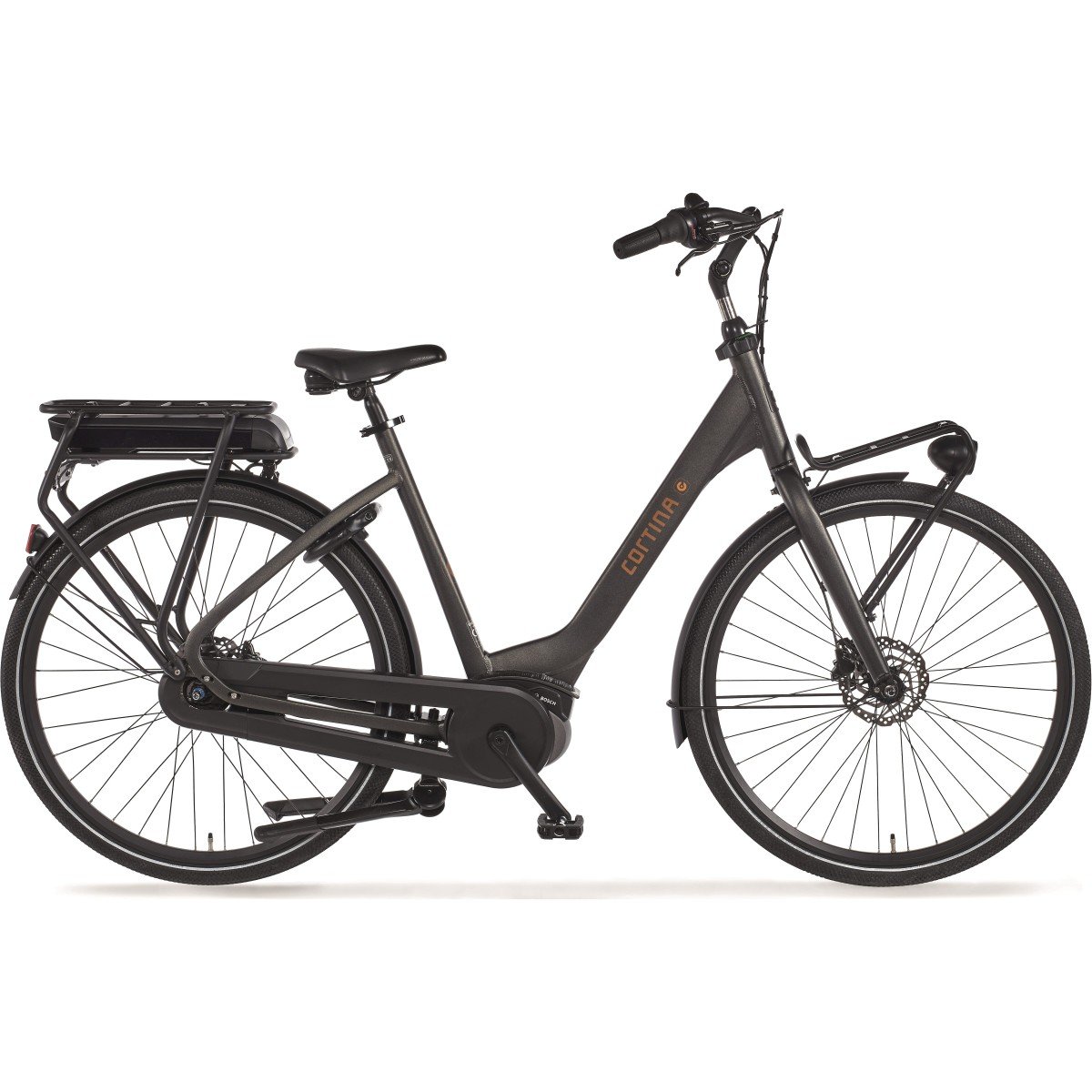 CORTINA Fiets Cortina Common Fam 57 Black Gold Matt 57cm 2024