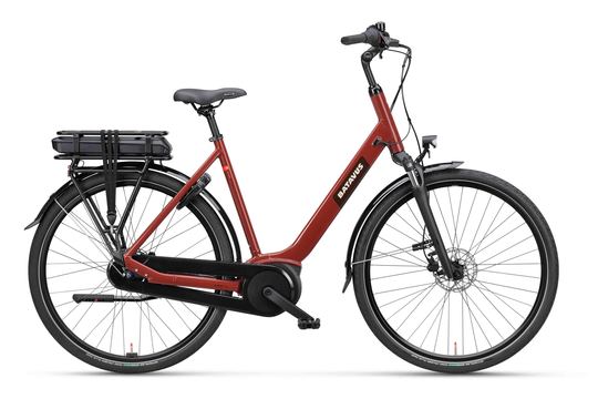 BATAVUS Altura E-Go Plus N7, Rood Bruin Glans