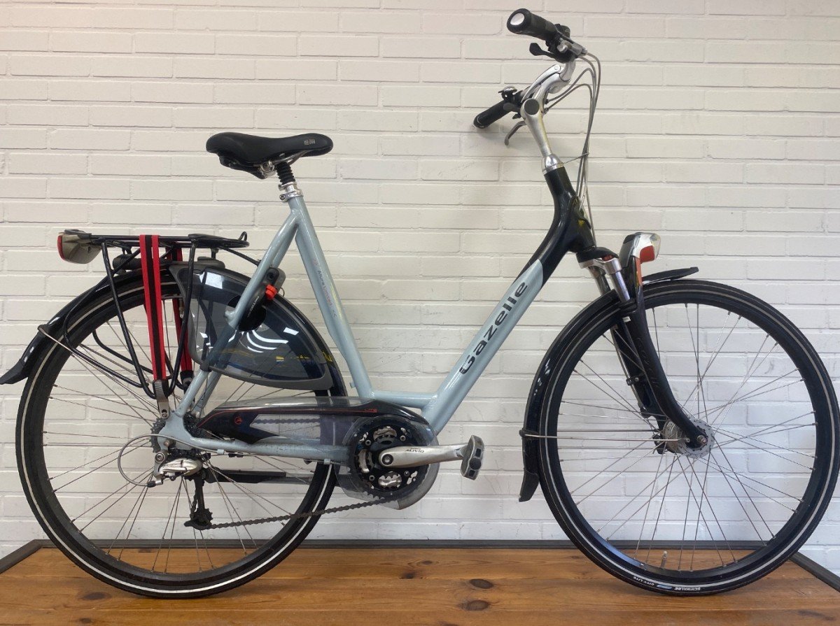 Gazelle allure Dames zwart/zilver 61cm 2014