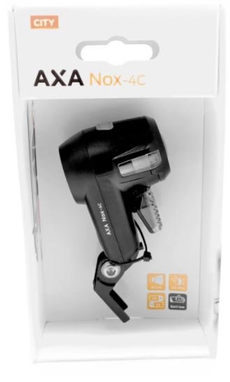 Axa koplamp Nox City batterij 4 lux zwart