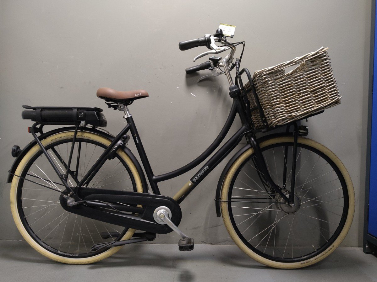 Batavus CNCTD. E-go® Dames Zwart Mat 55cm 2016