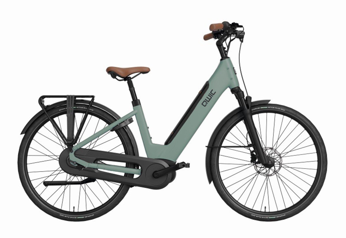 QWIC Elan Daily Dames Pebble Green M 49cm 2026