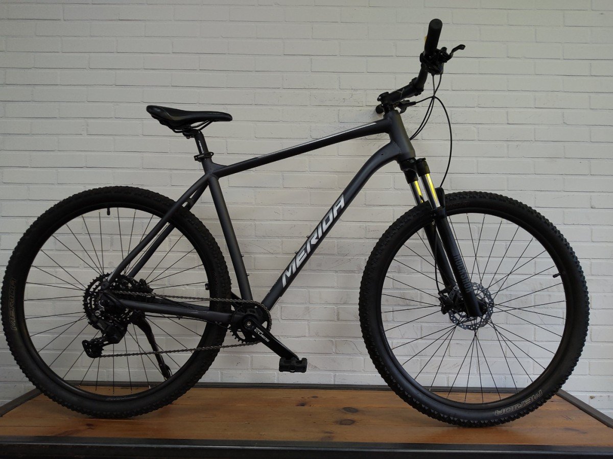Merida Big Nine 80 mat zwart Heren Mat Zwart 61cm 2024