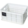 Basil fietskrat S bright white 17.5L recycled