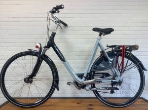 Gazelle allure Dames zwart/zilver 61cm 2014