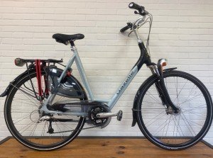 Gazelle allure Dames zwart/zilver 61cm 2014