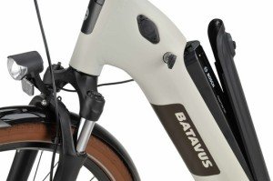 BATAVUS Altura E-Go PT Power Dames Lichtgrijs Mat 61cm 2025