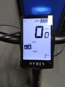 Vyber E1 D53 Shiny Pearl Black / Red 2022 Dames Shiny Pearl Black / Red 53cm 2022