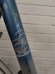 Gazelle Chamonix Dames Zilver Blauw 53cm 2016